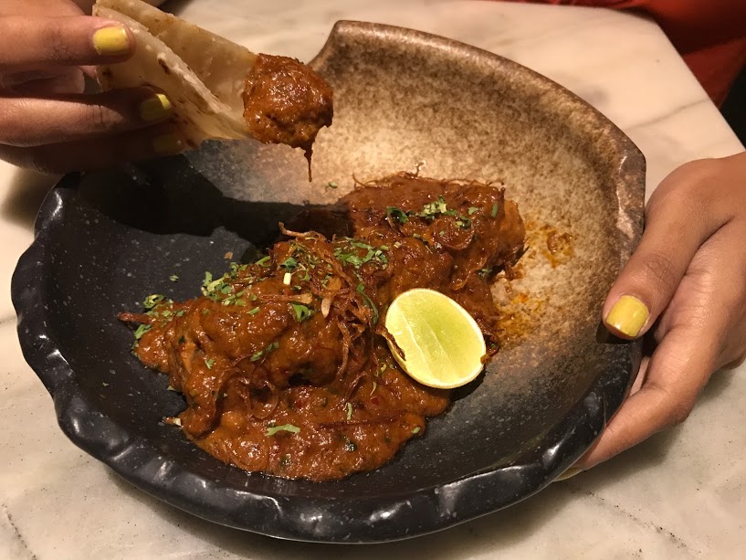 lamb rendang pa pa ya