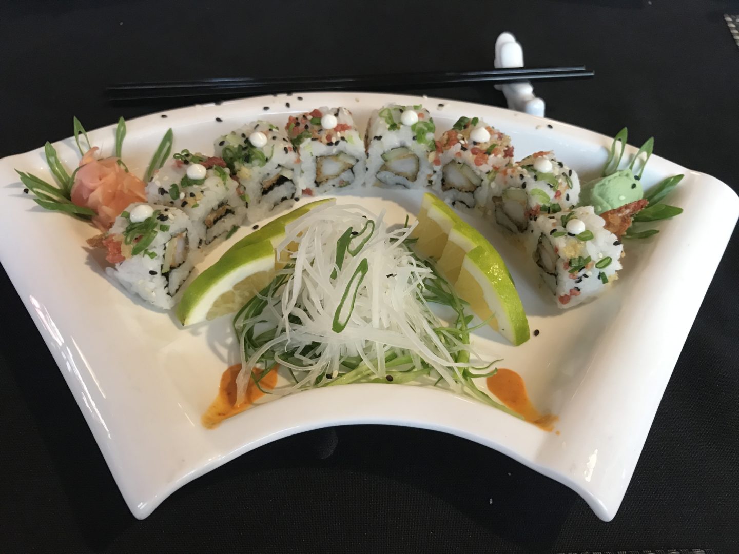 prawn tempura sushi yaki zushi