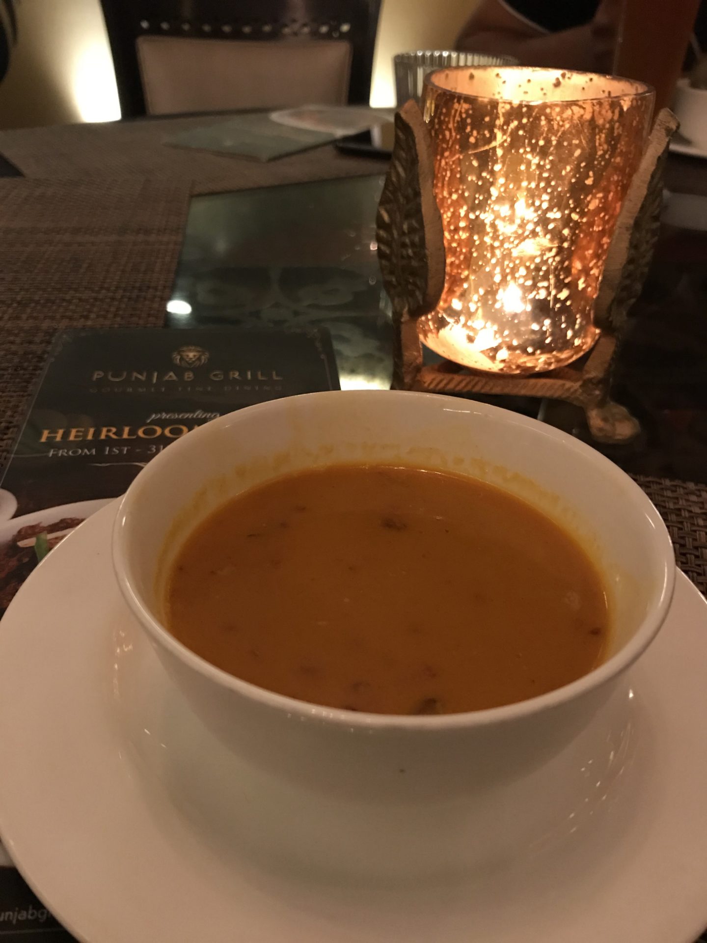 murgh shorba garlic barley soup punjab grill