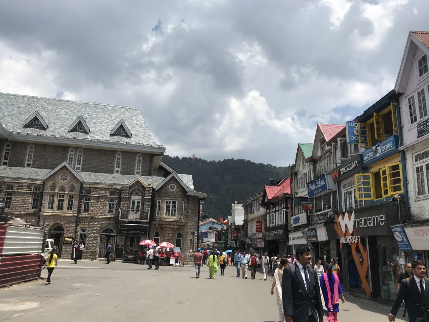 mall road in shimla
