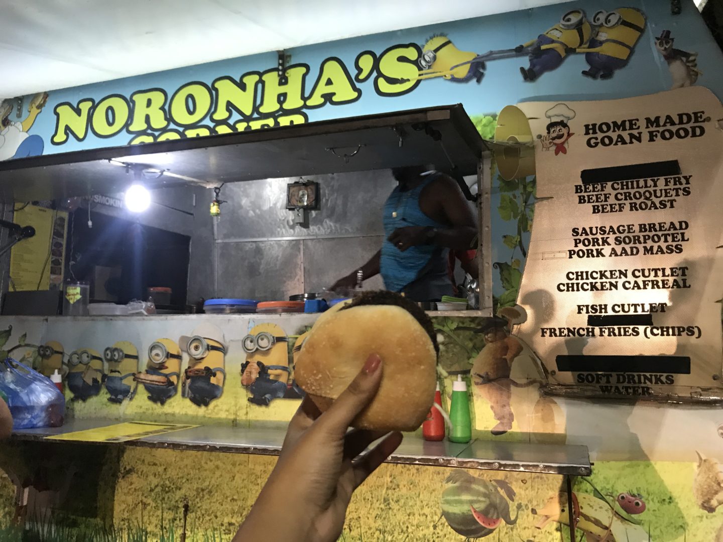 Food trucks in Anjuna Vagator