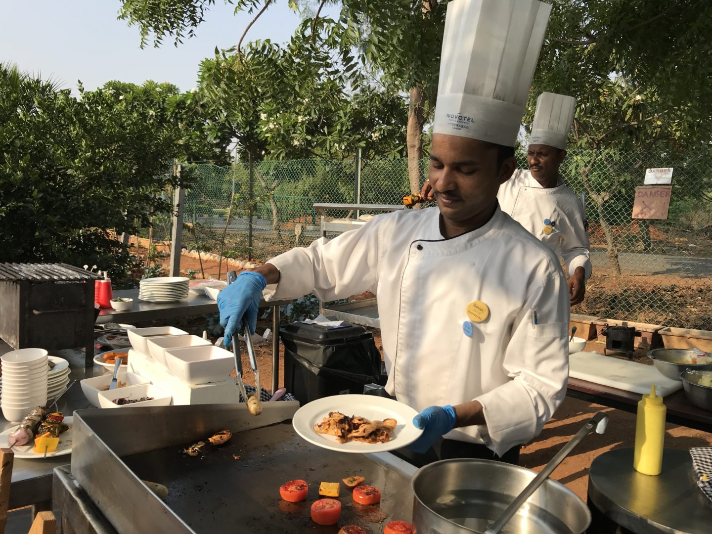 novotel hyderabad herb garden