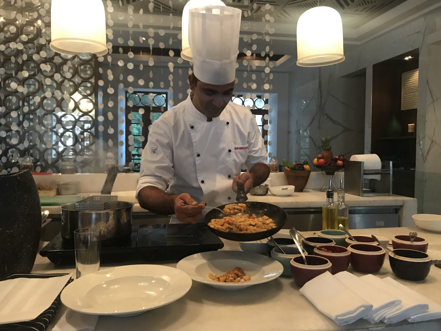 chef dinesh rana hyatt goa cooking class