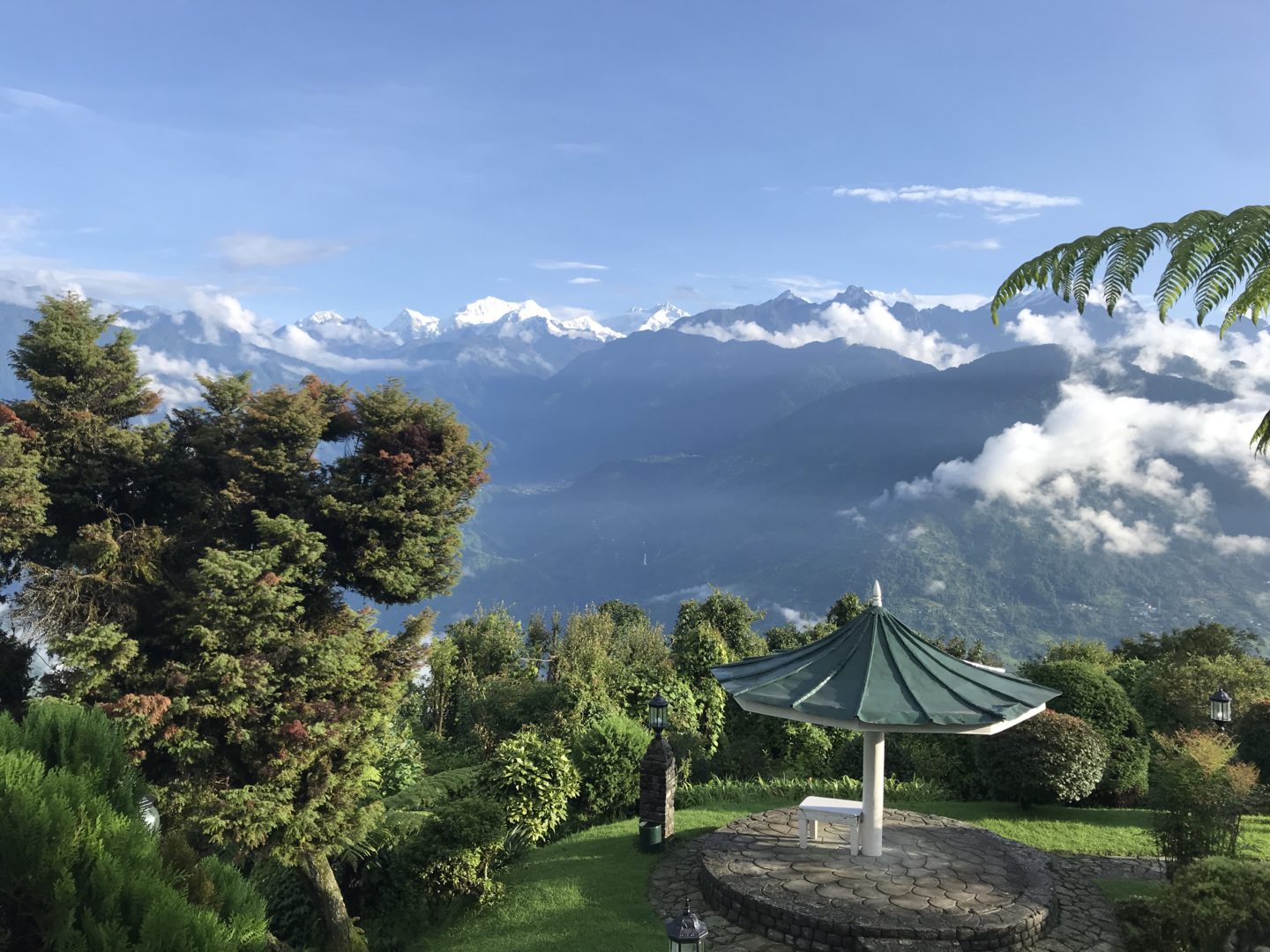 mount kanchenjunga from hotel