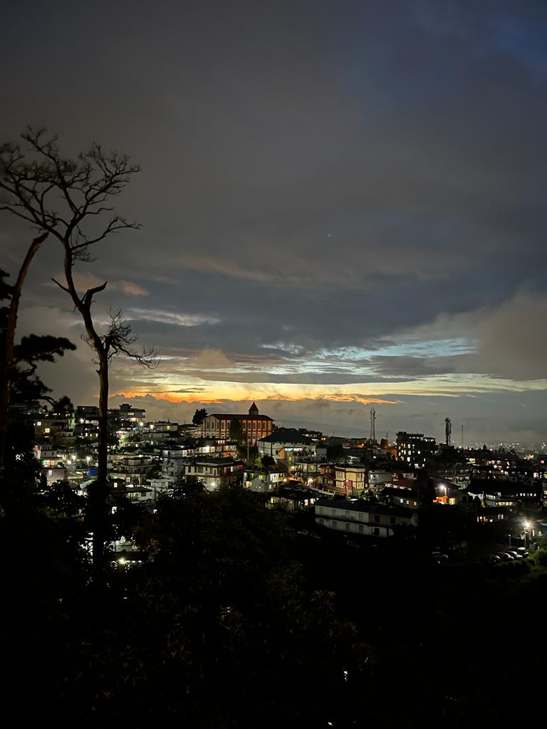 shillong night view